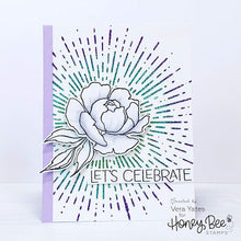 Radiant - Background Stencil - Honey Bee Stamps
