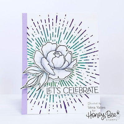 Radiant - Background Stencil - Honey Bee Stamps
