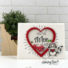 Radiant Heart Background - Honey Cuts - Honey Bee Stamps