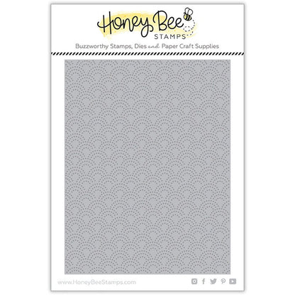 Rainbow A2 Pierced Cover Plate - Honey Cuts - Stand - Alone Dies - Retiring - Honey Bee Stamps