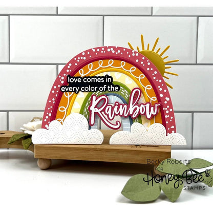 Rainbow Accents - Honey Cuts - Coordinating Dies - Retiring - Honey Bee Stamps