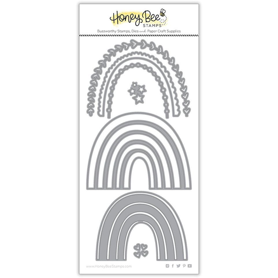 Rainbow Accents - Honey Cuts - Coordinating Dies - Retiring - Honey Bee Stamps