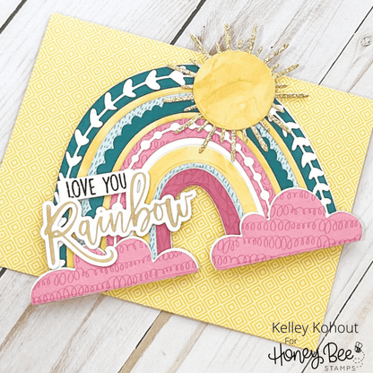 Rainbow Accents - Honey Cuts - Coordinating Dies - Retiring - Honey Bee Stamps