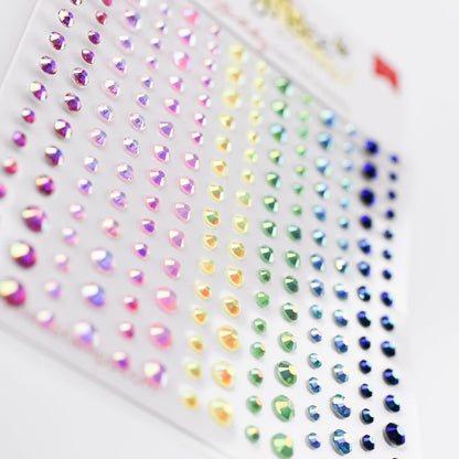 Rainbow Birthday Gem Stickers - 210 Count - Honey Bee Stamps