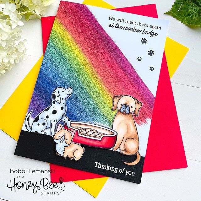 Rainbow Bridge - Honey Cuts - Coordinating Dies - Honey Bee Stamps