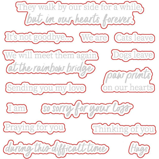 Rainbow Bridge - Honey Cuts - Coordinating Dies - Honey Bee Stamps