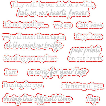 Rainbow Bridge - Honey Cuts - Coordinating Dies - Honey Bee Stamps