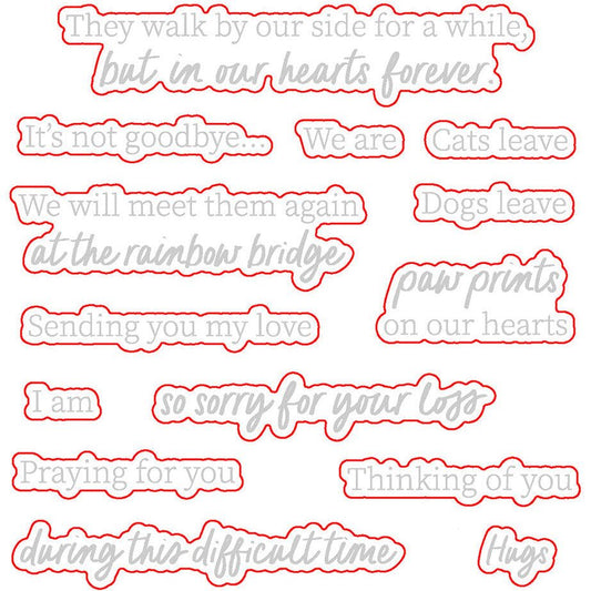 Rainbow Bridge - Honey Cuts - Coordinating Dies - Honey Bee Stamps