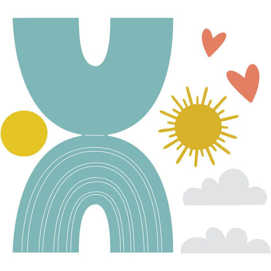 Rainbow Builder A2 Card Base - Honey Cuts - Stand - Alone Dies - Retiring - Honey Bee Stamps