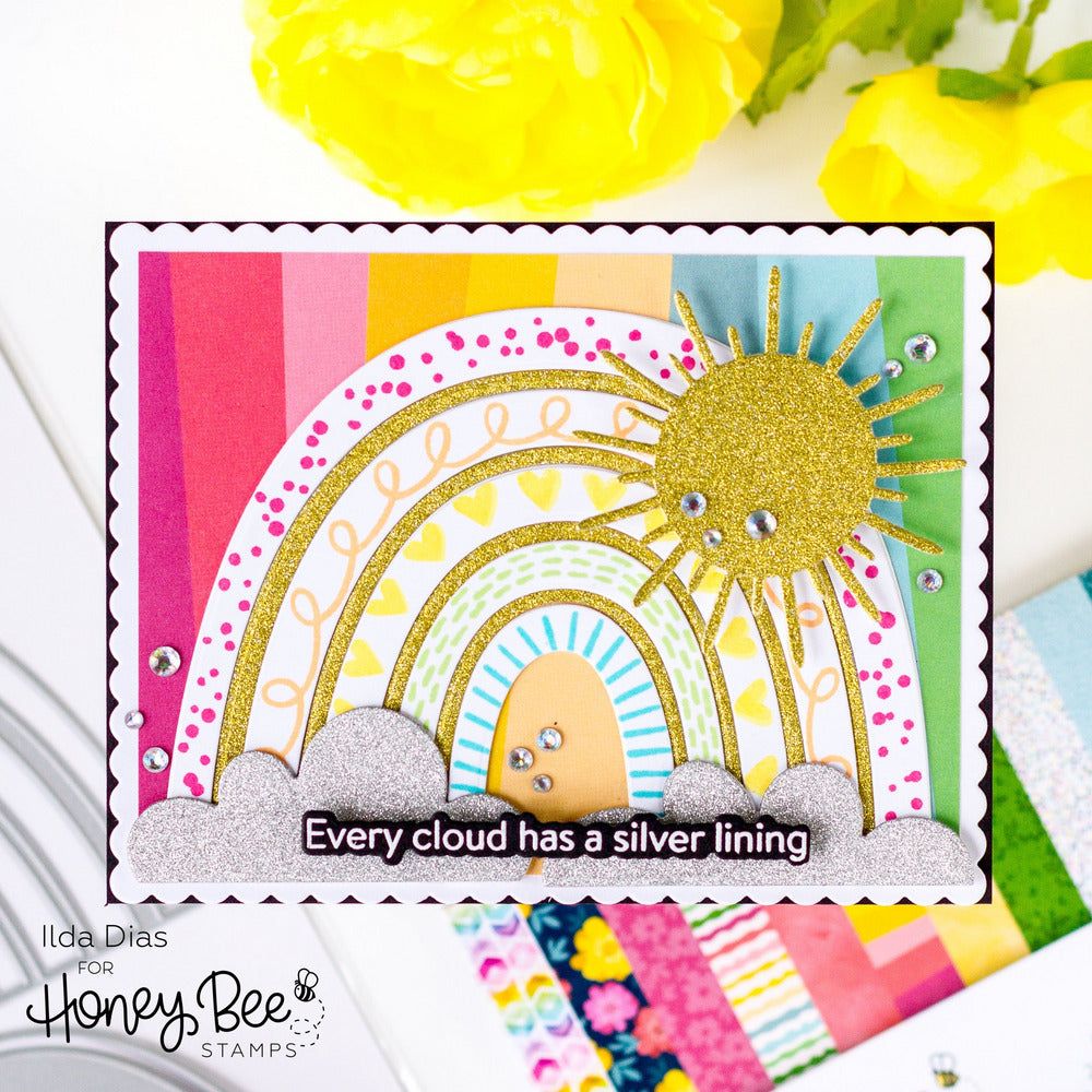 Rainbow Dreams - Honey Cuts - Coordinating Dies - Honey Bee Stamps