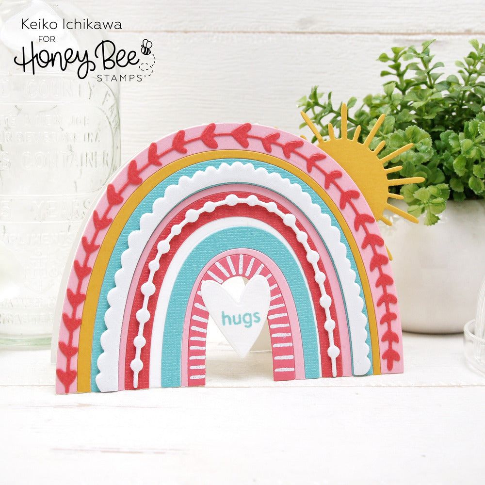 Rainbow Dreams - Honey Cuts - Coordinating Dies - Honey Bee Stamps