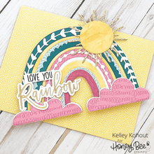Rainbow - Hot Foil Plate - Honey Bee Stamps