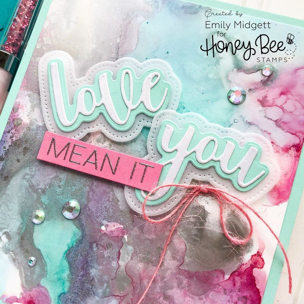 Rainbow - Rhinestone Mix - Flatback Crystal Gems - Honey Bee Stamps