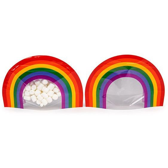 Rainbow Shaped Pouch - 8" x 3" x 5" - 5 pack - Retiring - Honey Bee Stamps