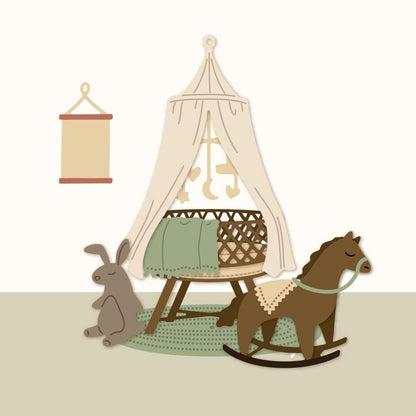 Rock - A - Bye Baby - Honey Cuts - Stand - Alone Dies - Honey Bee Stamps