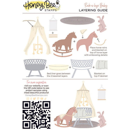 Rock - A - Bye Baby - Honey Cuts - Stand - Alone Dies - Honey Bee Stamps