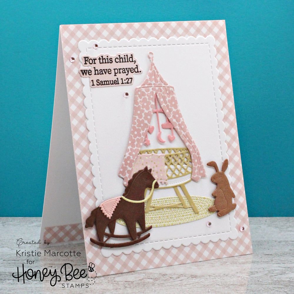 Rock - A - Bye Baby - Honey Cuts - Stand - Alone Dies - Honey Bee Stamps