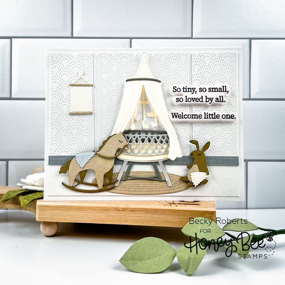 Rock - A - Bye Baby - Honey Cuts - Stand - Alone Dies - Honey Bee Stamps