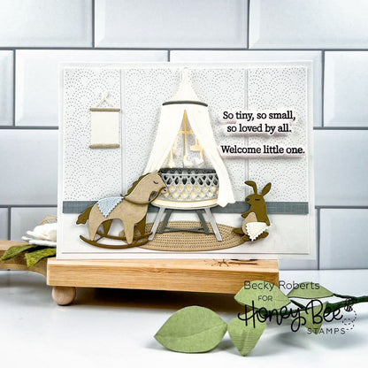 Rock - A - Bye Baby - Honey Cuts - Stand - Alone Dies - Honey Bee Stamps