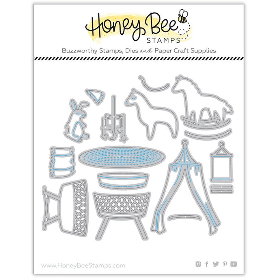 Rock - A - Bye Baby - Honey Cuts - Stand - Alone Dies - Honey Bee Stamps
