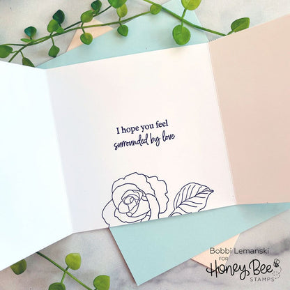 Rooting For You - 6x6 Photopolymer Stamp Set - Honey Bee Stamps
