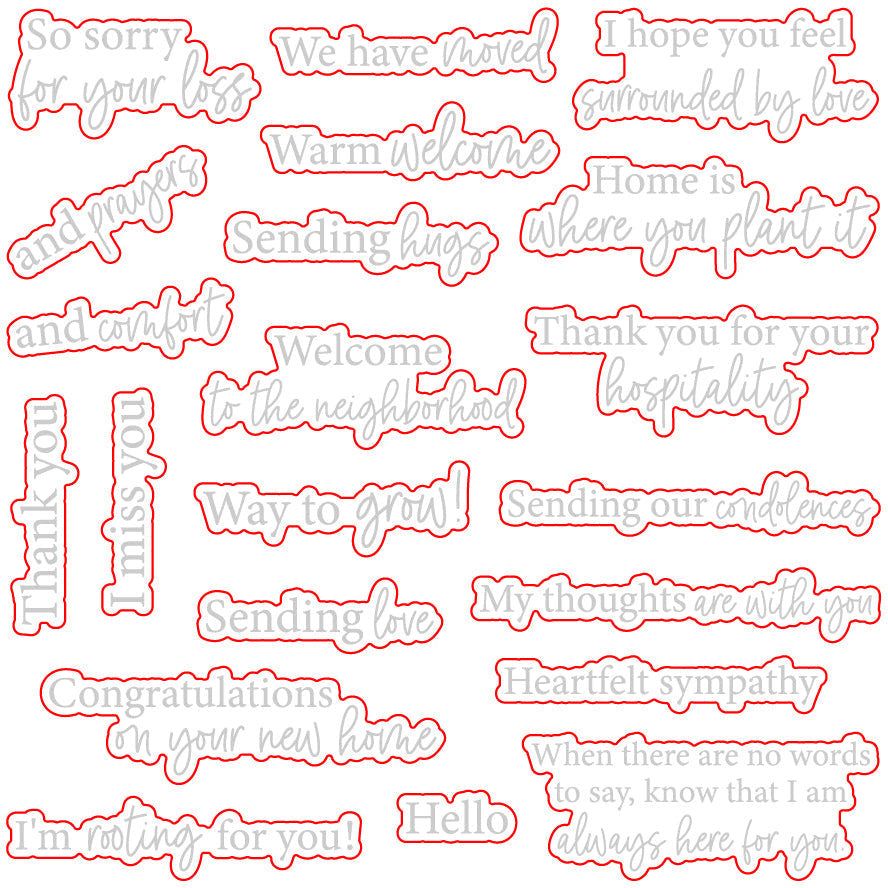 Rooting For You - Honey Cuts - Coordinating Dies - Honey Bee Stamps