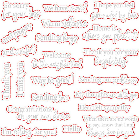 Rooting For You - Honey Cuts - Coordinating Dies - Honey Bee Stamps