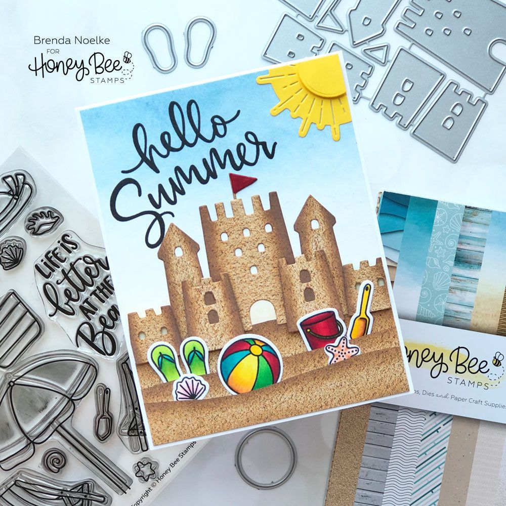 Sand Castle Builder - Honey Cuts - Stand - Alone Dies - Honey Bee Stamps