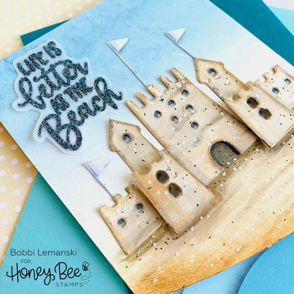 Sand Castle Builder - Honey Cuts - Stand - Alone Dies - Honey Bee Stamps