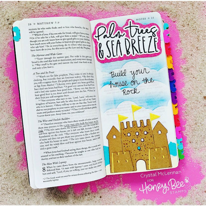 Sand Castle Builder - Honey Cuts - Stand - Alone Dies - Honey Bee Stamps