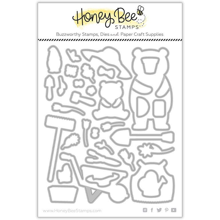 Sandie And Sis - 6x8 Stamp Set and Coordinating Dies Bundle - Honey Bee Stamps