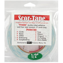 Scor-Tape | 1/2" Wide | 27 Yards Double Sided Adhesive