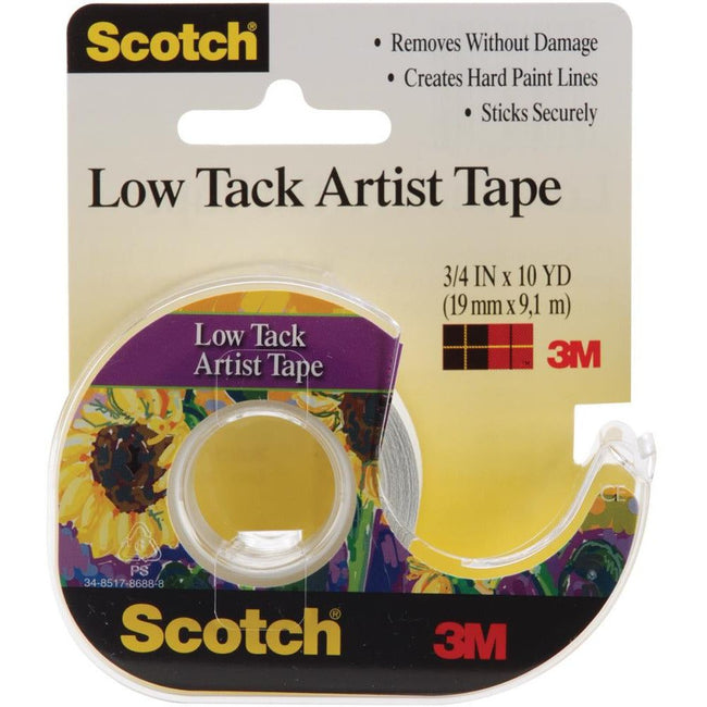 Scotch Low Tack Artist Paper Masking Tape - Honey Bee Stamps