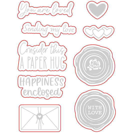 Sealed With Love - Honey Cuts - Coordinating Dies - Honey Bee Stamps