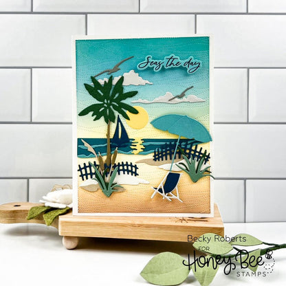 Seas The Day - 6x6 Photopolymer Stamp Set - Honey Bee Stamps