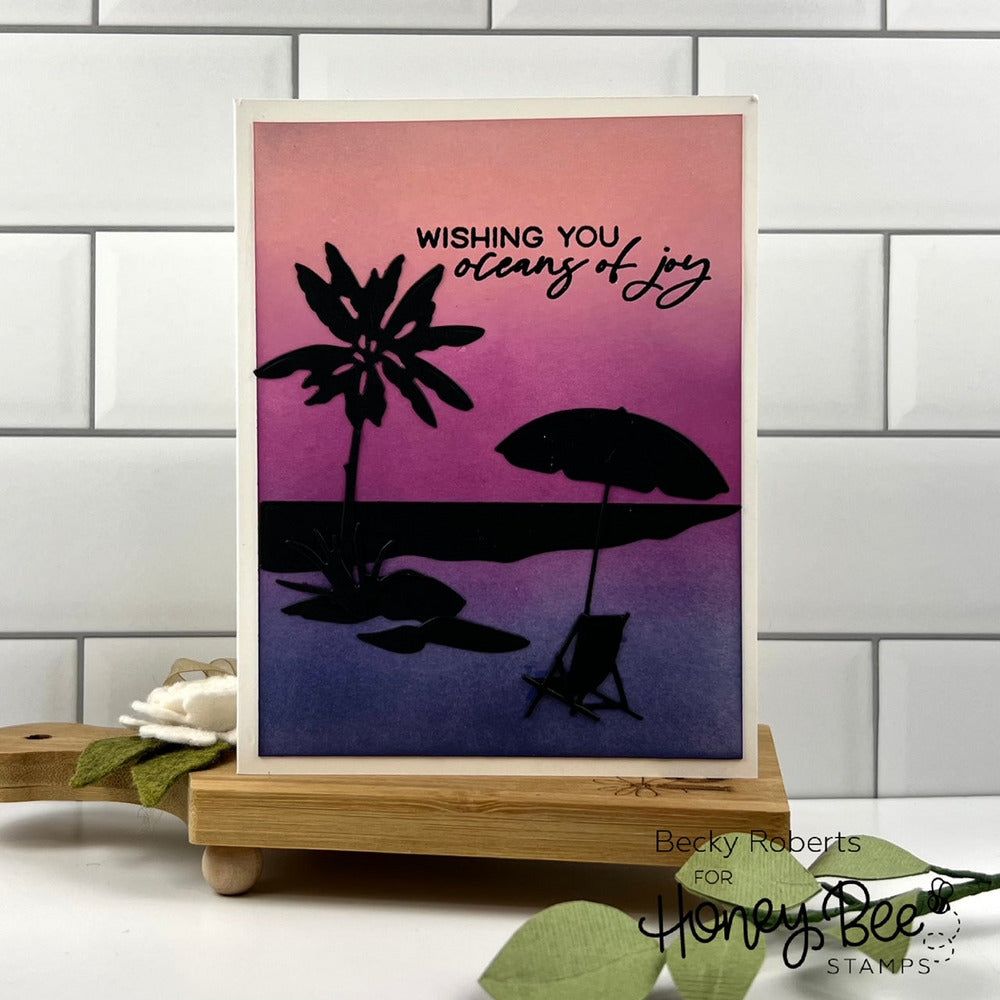 Seas The Day - 6x6 Photopolymer Stamp Set - Honey Bee Stamps