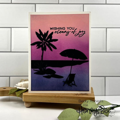 Seas The Day - 6x6 Photopolymer Stamp Set - Honey Bee Stamps