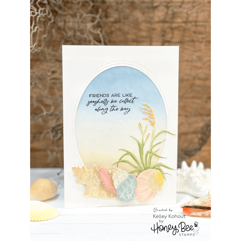 Seas The Day - 6x6 Photopolymer Stamp Set - Honey Bee Stamps
