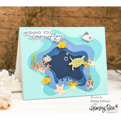 Seas The Day - Honey Cuts - Coordinating Dies - Honey Bee Stamps