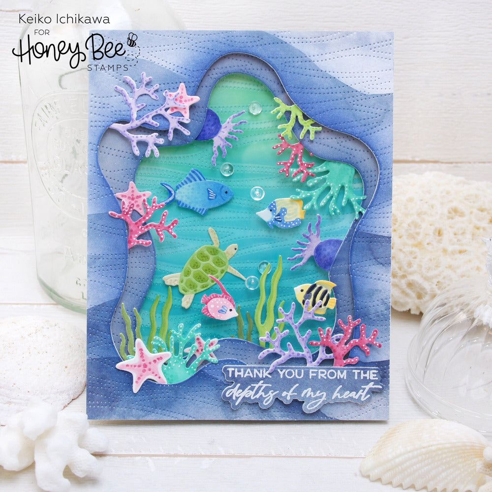 Seas The Day - Honey Cuts - Coordinating Dies - Honey Bee Stamps