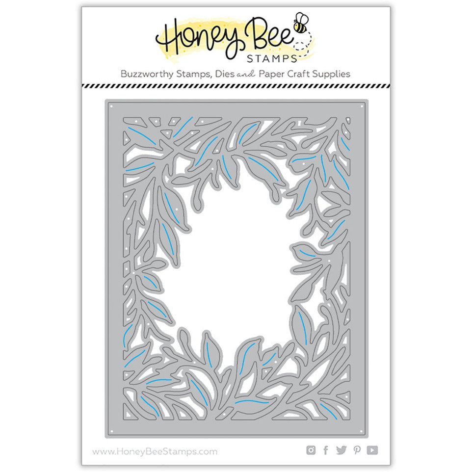 Secret Garden A2 Cover Plate - Honey Cuts - Stand - Alone Dies - Honey Bee Stamps