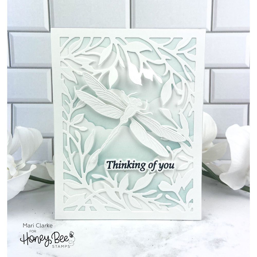 Secret Garden A2 Cover Plate - Honey Cuts - Stand - Alone Dies - Honey Bee Stamps