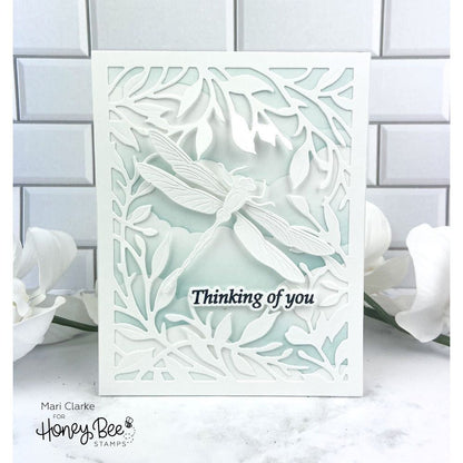 Secret Garden A2 Cover Plate - Honey Cuts - Stand - Alone Dies - Honey Bee Stamps