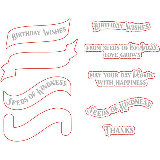 Seeds Of Kindness - Honey Cuts - Coordinating Dies - Honey Bee Stamps