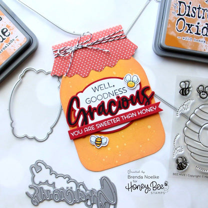 Sentiment Banners - Honey Cuts - Stand - Alone Dies - Honey Bee Stamps