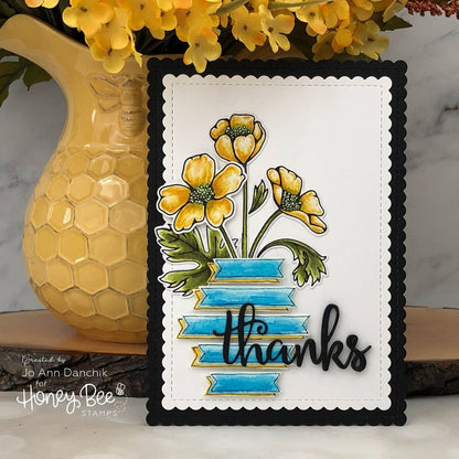 Sentiment Banners - Honey Cuts - Stand - Alone Dies - Honey Bee Stamps