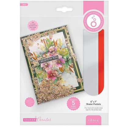 Shaker Creator Shaker Pockets 5pk - 5" x 7" - Honey Bee Stamps