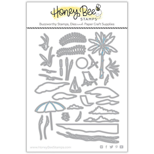 Shoreline Scene Builder - Honey Cuts - Honey Bee Stamps