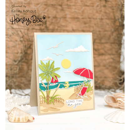 Shoreline Scene Builder - Honey Cuts - Stand - Alone Dies - Honey Bee Stamps