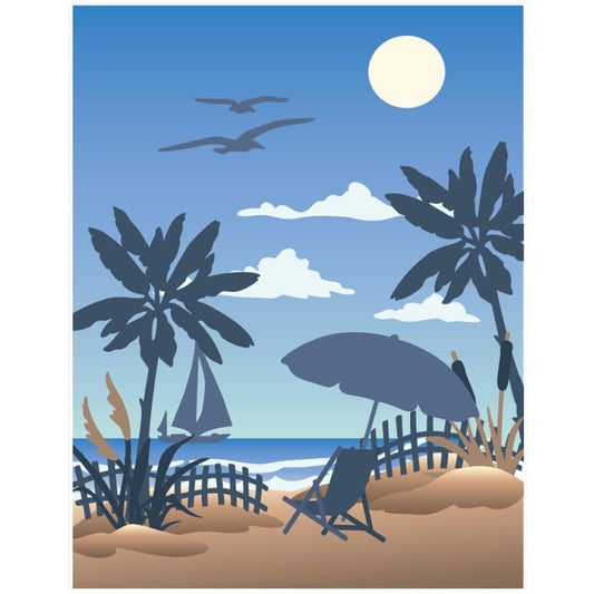 Shoreline Scene Builder - Honey Cuts - Stand - Alone Dies - Honey Bee Stamps